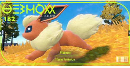Pokemon Scarlet and Violet - Flareon Pokedex