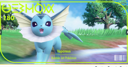 Pokemon Scarlet and Violet SV - Vaporeon Pokedex