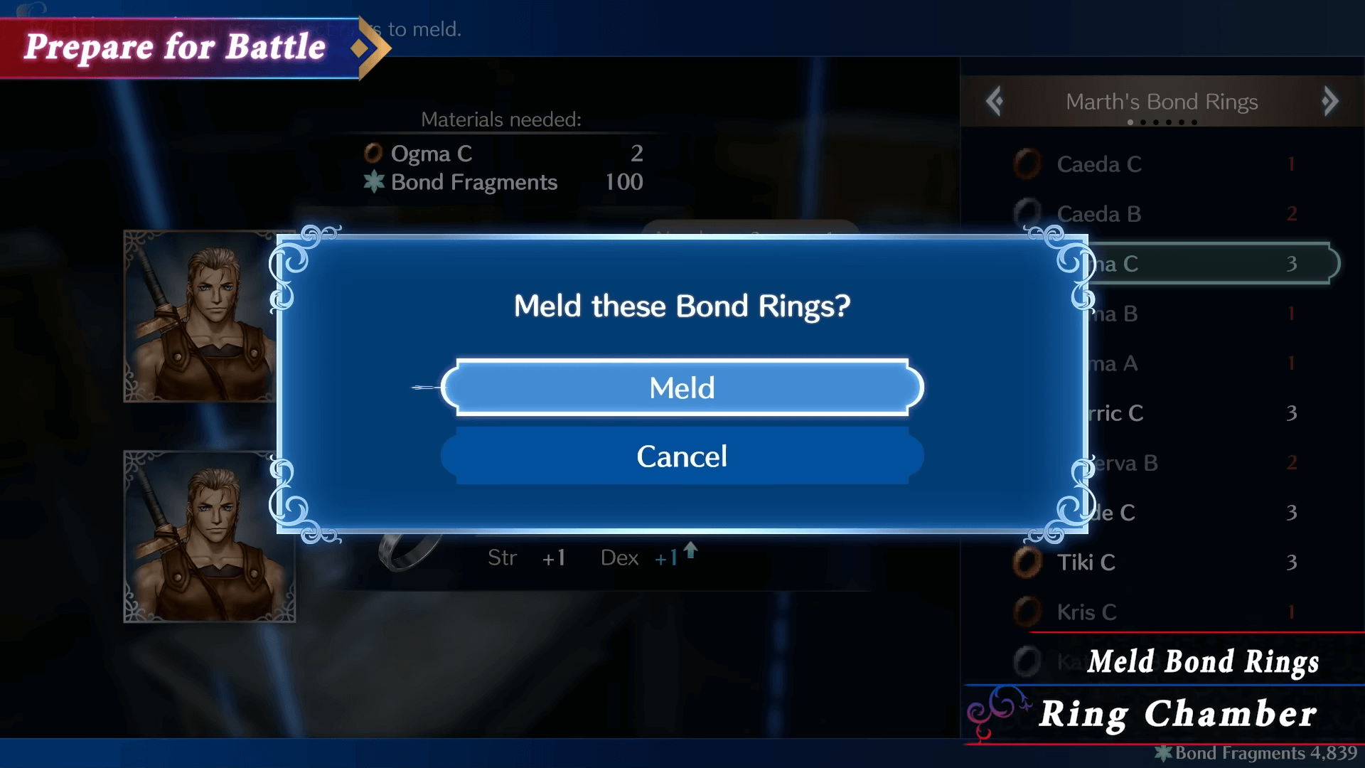 Fire Emblem Engage Meld Bond Rings