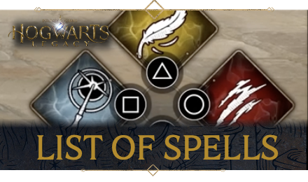 Hogwarts Legacy - List of Spells