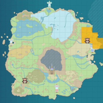 Arcanine Location Map