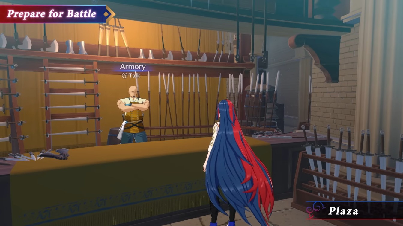 Fire Emblem Engage Armory Location