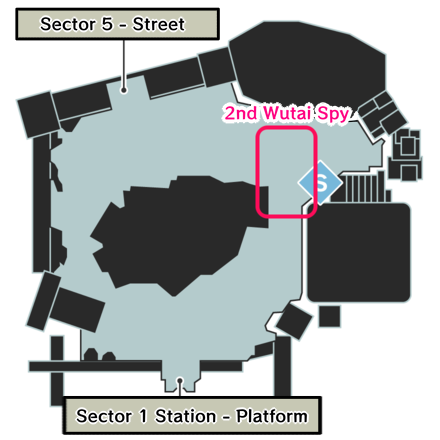 Crisis Core Reunion - Second Wutai Spy Location