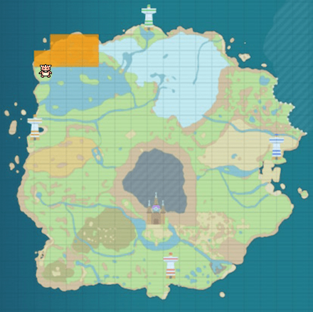 Forretress Location Map
