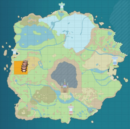 Hippowdon Location Map