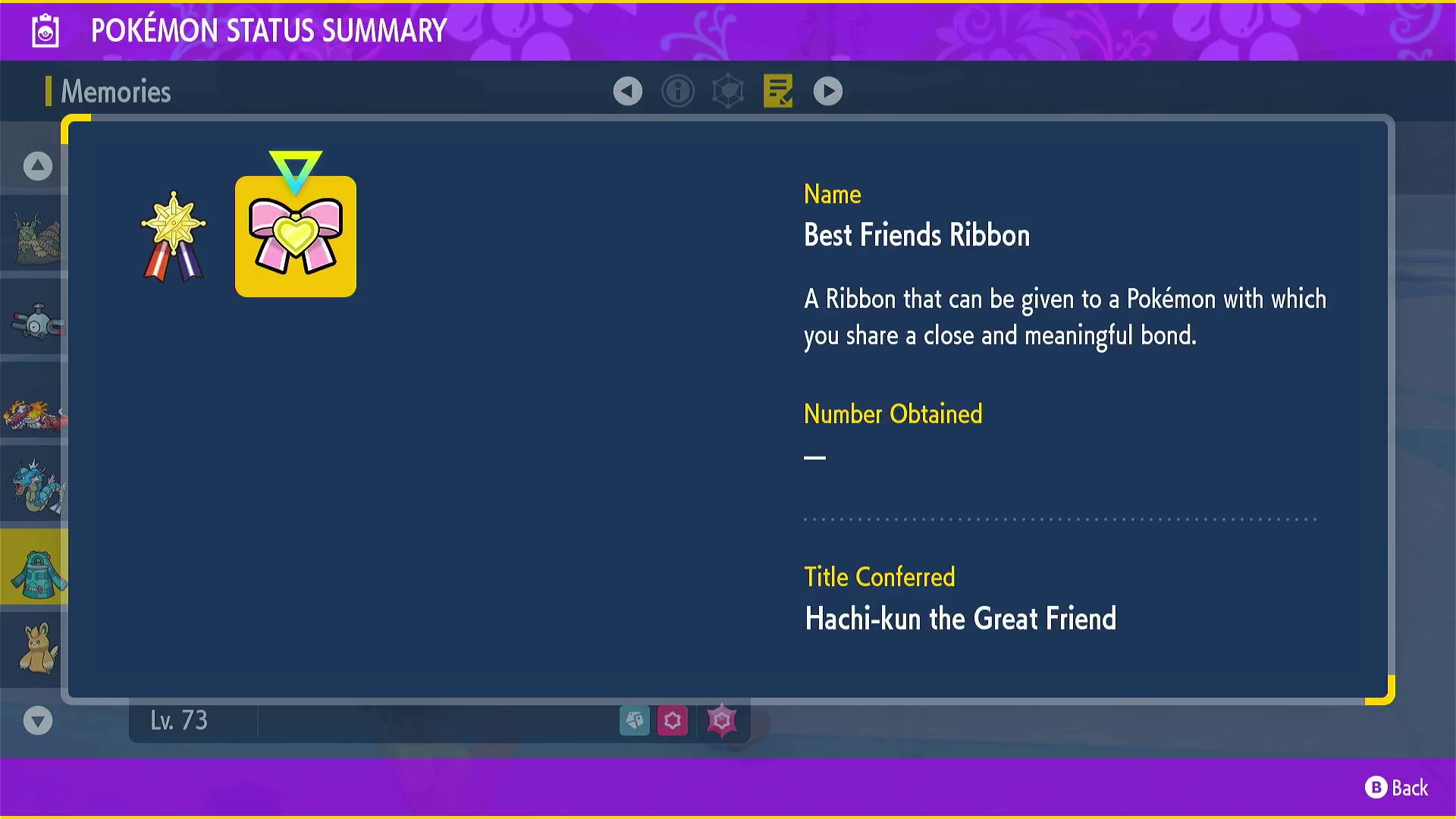 The Friendship Ribbon - Pokemon Scarlet and Violet (SV)