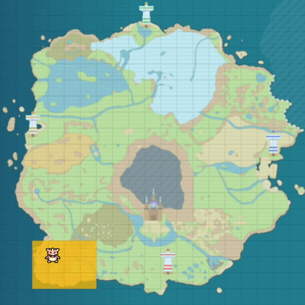 Toxtricity (Amped Form) Location Map