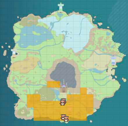 Tarountula Location Map