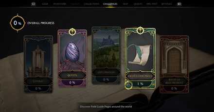 Hogwarts Legacy - Field Guide Challenges
