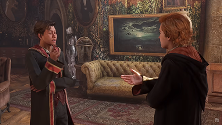 Hogwarts Legacy - Gryffindor Students inside the Common Room