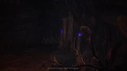 Hogwarts Legacy - Player entering the Dark Arts Battle Arena