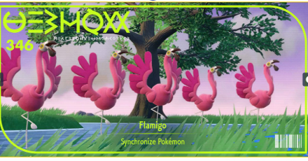 Pokemon Scarlet and Violet SV - Flamigo Pokedex