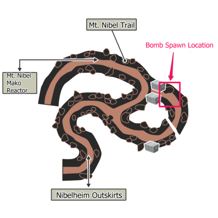 Crisis Core Reunion - Mt. Nibel Trail Path to Wonder Bombs