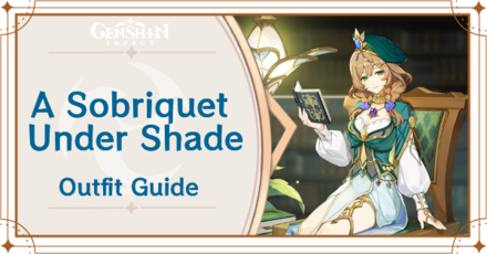 Genshin Impact - Lisa Skin - A Sobriquet Under Shade Outfit Guide