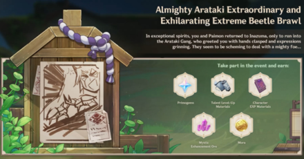 Genshin - Almighty Arataki Onikabuto Event