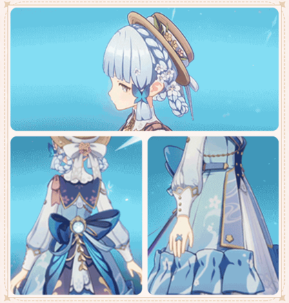 Genshin - Ayaka Skin Details