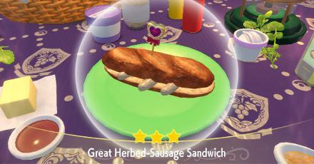 Pokemon Scarlet and Violet SV - Ground Encounter Sandwich