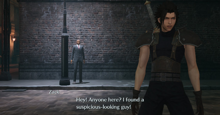 Crisis Core Final Fantasy VII Reunion - Reporting Him