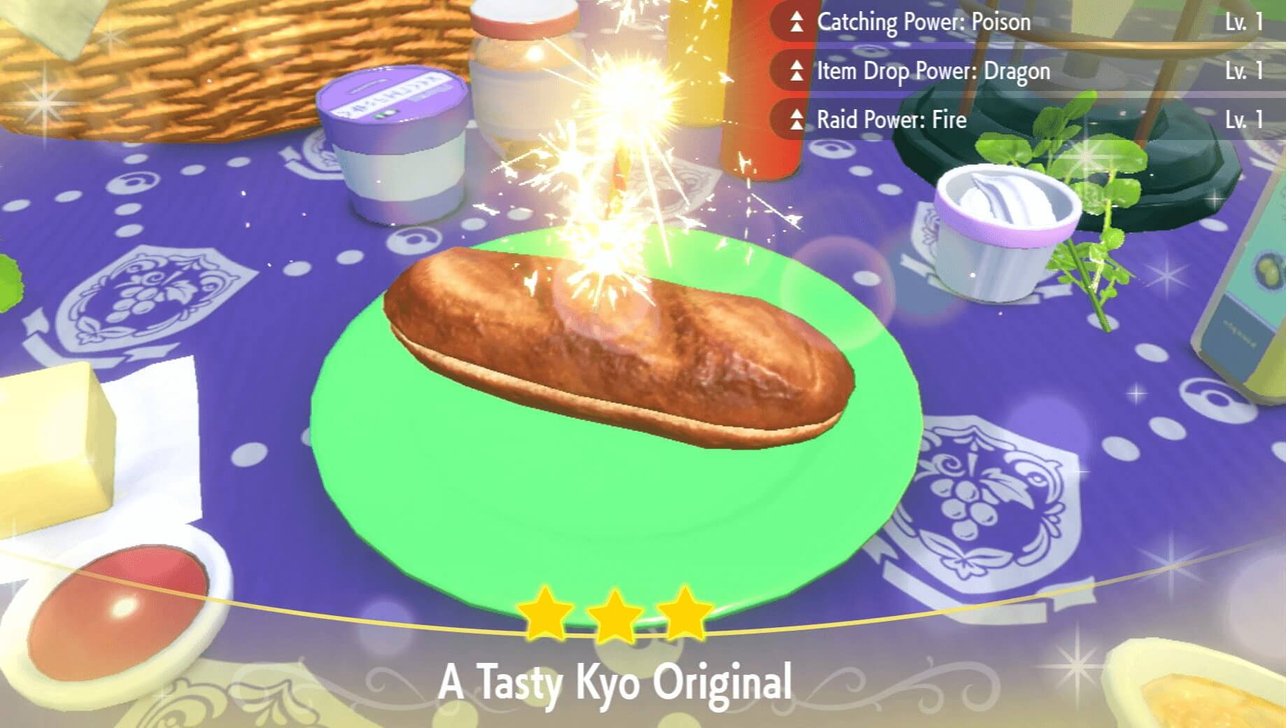 Item Drop Power Dragon Butter Sandwich Lv. 1 - Pokemon Scarlet and Violet (SV)