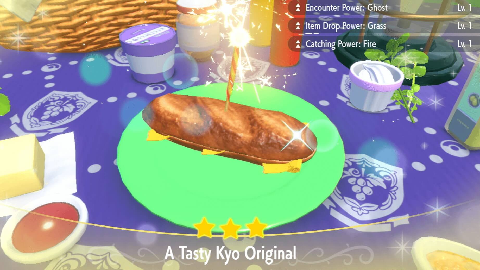 Item Drop Power Grass Cheese Sandwich Lv. 1 - Pokemon Scarlet and Violet (SV)