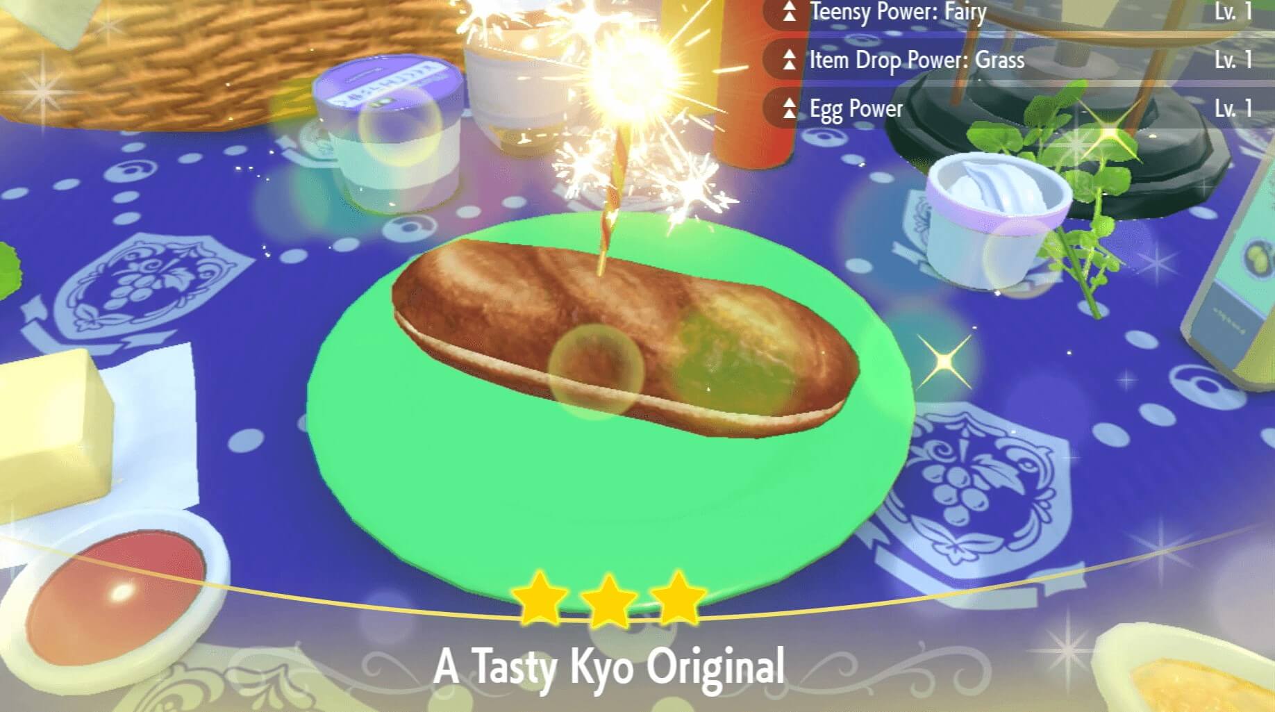 Item Drop Power Grass Jalapeño Sandwich Lv. 1 - Pokemon Scarlet and Violet (SV)