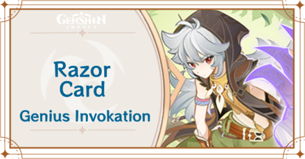 Genshin Impact - Razor Card Guide