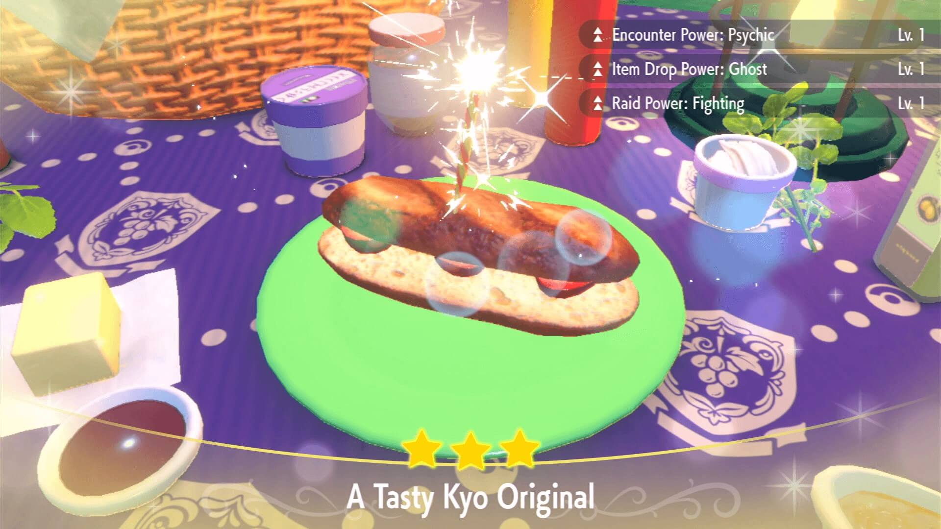 Item Drop Power Ghost Strawberry Sandwich Lv. 1 - Pokemon Scarlet and Violet (SV)