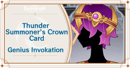 Genshin Impact - Thunder Summoner