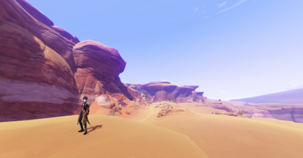 Genshin Impact - The Great Red Sand - Subregion of the Desert Area
