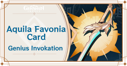 Genshin Impact - Aquila Favonia Card Guide