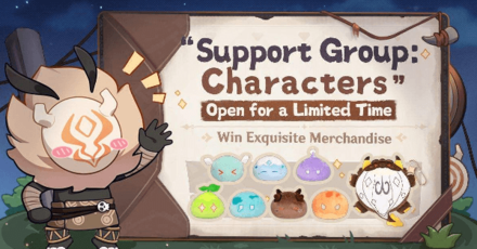 Genshin - Support Group Characters Topic Event