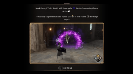Hogwarts Legacy - Break Violet Shields