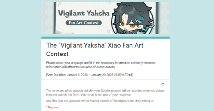 Genshin - How to Submit Xiao Fanart