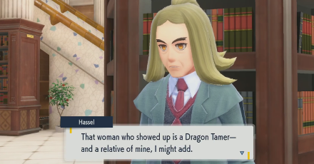 Pokemon Scarlet and Violet SV - Mr. Hassel at the Academy Front Entrance 3