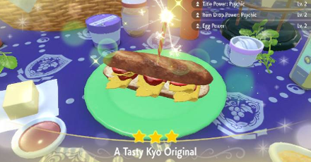 Item Drop Power Psychic Strawberry Sandwich Lv. 2 - Pokemon Scarlet and Violet (SV)
