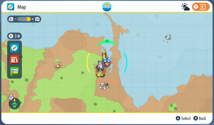 Pokemon Scarlet and Violet SV Glaseado Mountain Map Location, size440x248