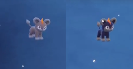 Pokemon Scarlet and Violet SV - Shiny and Regular Litleo Comparison