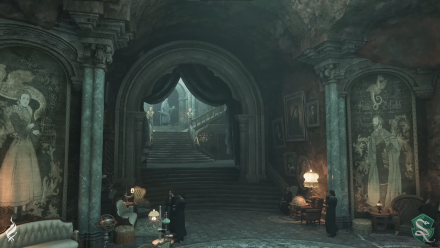 Hogwarts Legacy - Slytherin common room