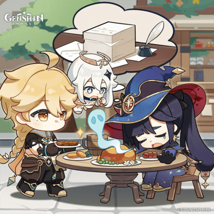 Genshin Impact - Mona Birthday Art 2022