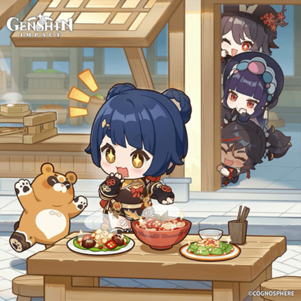 Genshin Impact - Xiangling Birthday Art 2022