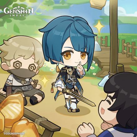 Genshin Impact - Xingqiu Birthday Art 2022