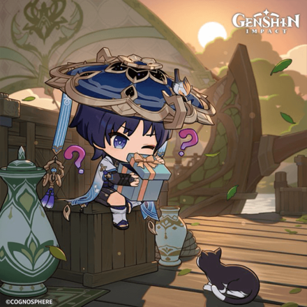 Genshin Impact - Wanderer Birthday Art 2023