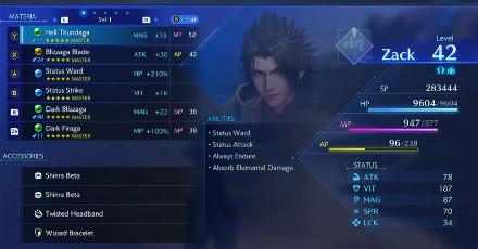 Crisis Core Reunion - Combat