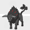 Pokemon Scarlet and Violet SV - Paldean Tauros Fire
