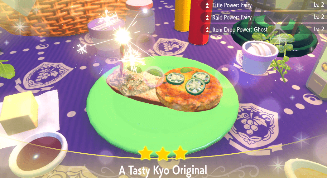 Title Power Fairy Basil Sandwich Lv. 2 - Pokemon Scarlet and Violet (SV)