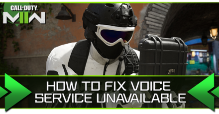 Modern Warfare 2 - Voice Service Unavailable Banner