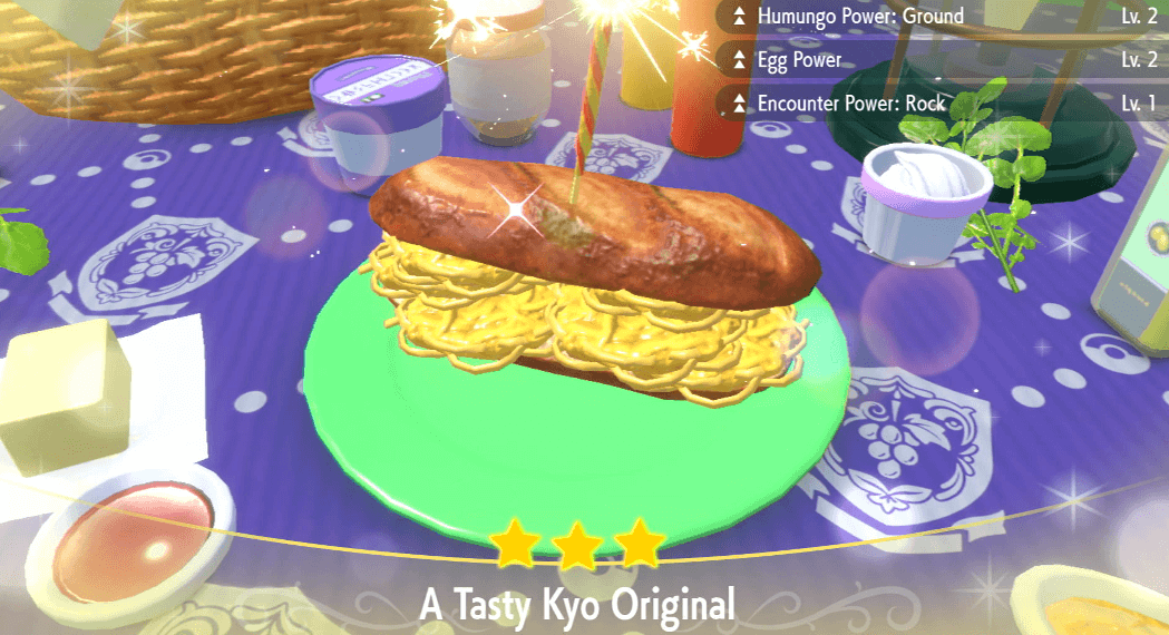 Humungo Power Ground Noodle Sandwich Lv. 2 - Pokemon Scarlet and Violet (SV)