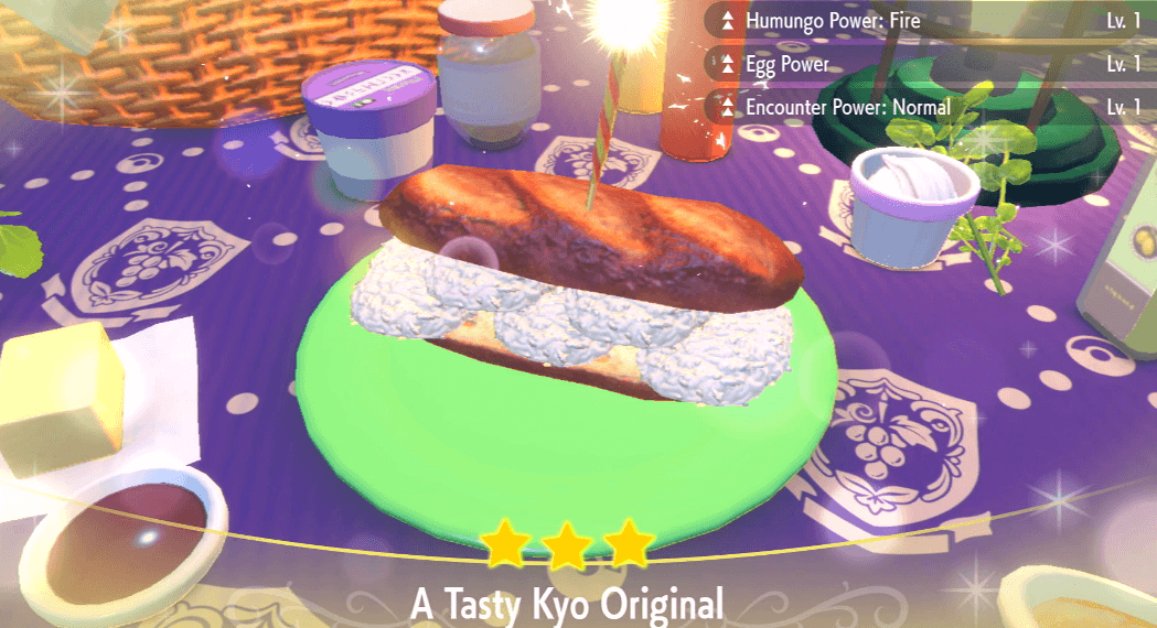 Humungo Power Fire Rice Sandwich Lv. 1 - Pokemon Scarlet and Violet (SV)
