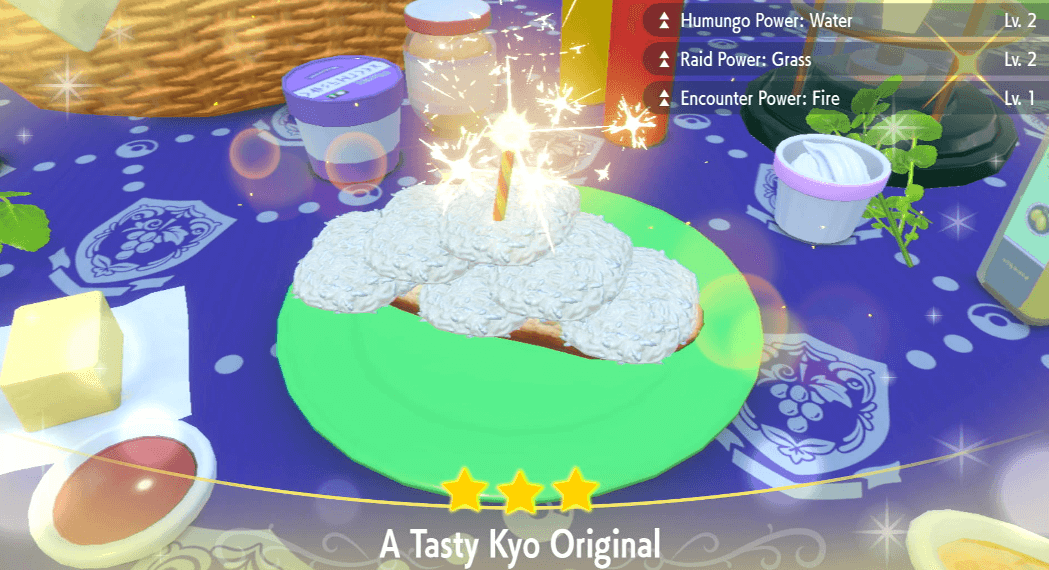 Raid Power Water Rice Sandwich  Lv. 1 - Pokemon Scarlet and Violet (SV)