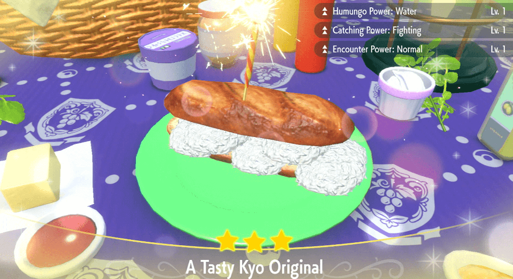 Humungo Power Water Rice Sandwich Lv. 1 - Pokemon Scarlet and Violet (SV)